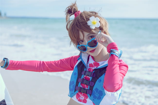 【cos正片】2018夏季运动皮肤-踏浪者D.va