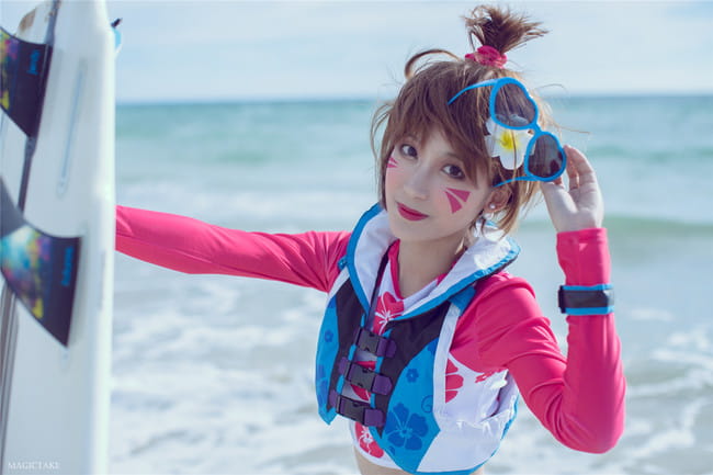 【cos正片】2018夏季运动皮肤-踏浪者D.va
