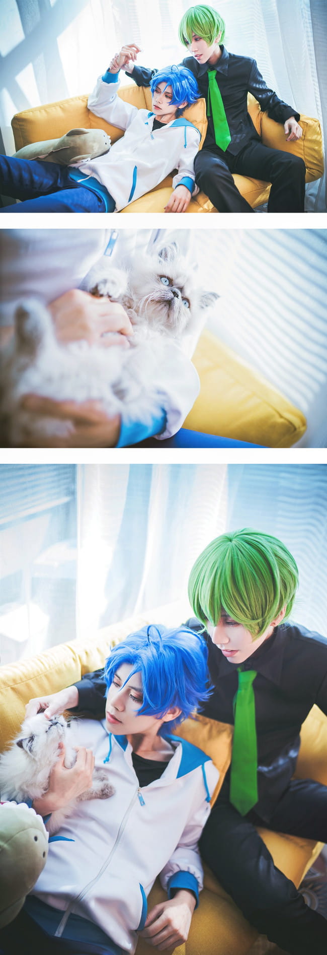 【cos正片】小绿和小蓝