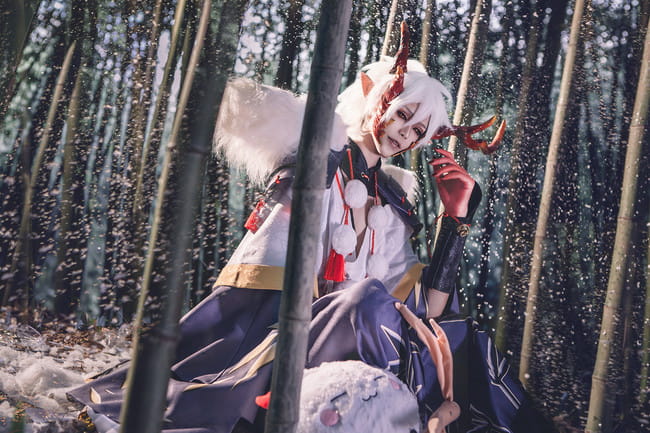 阴阳师手游 茨木童子 cosplay