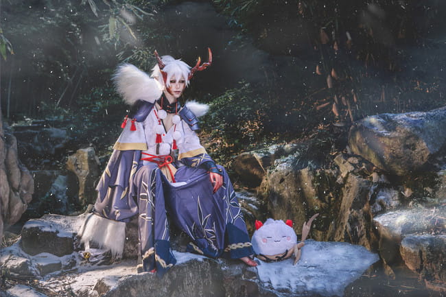 阴阳师手游 茨木童子 cosplay