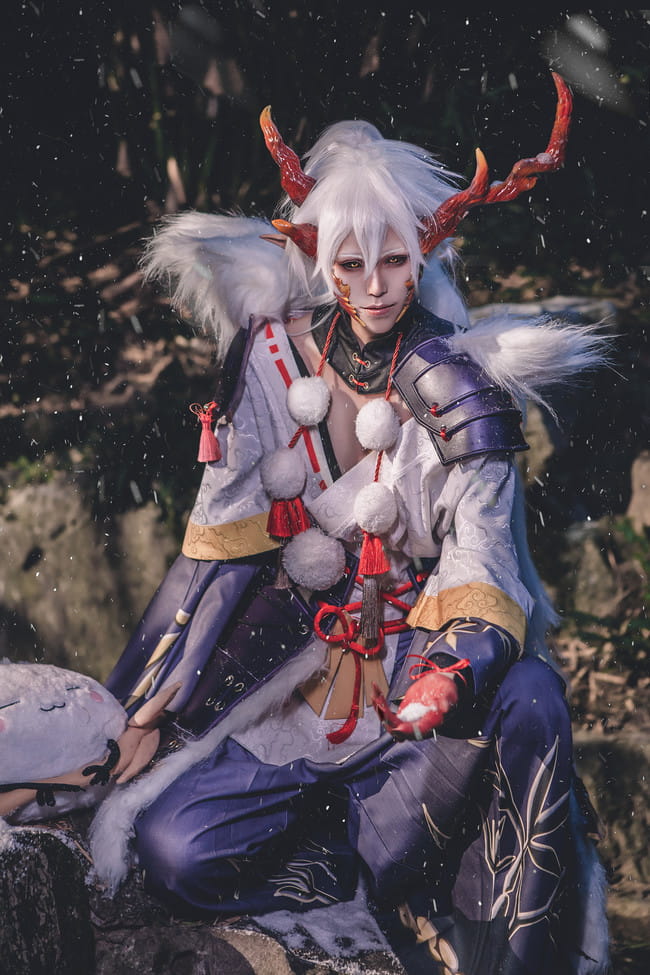 阴阳师手游 茨木童子 cosplay