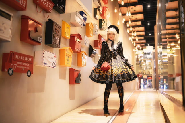 Lolita 瞄准的是心脏 目标太美 cosplay