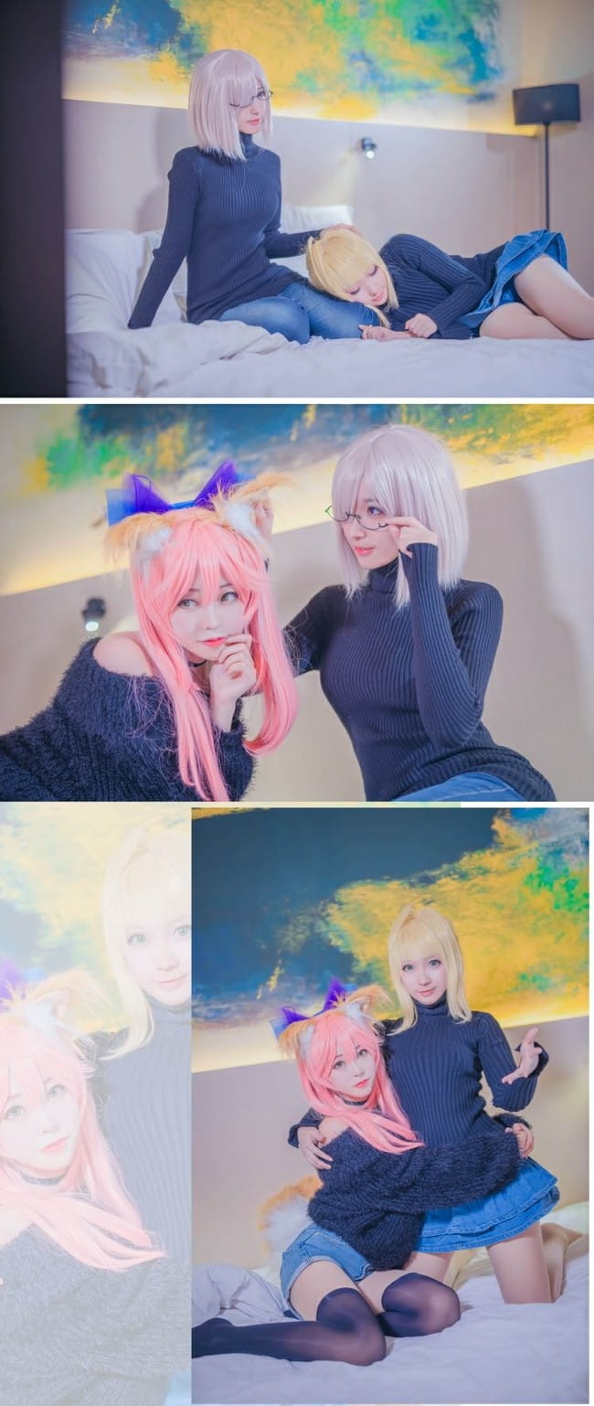 【cos正片】不来一起枕头大战嘛？