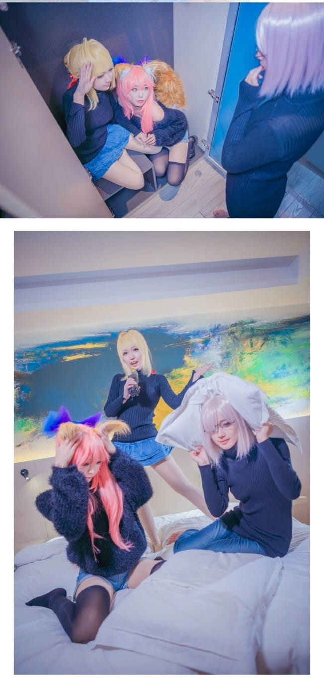 【cos正片】不来一起枕头大战嘛？