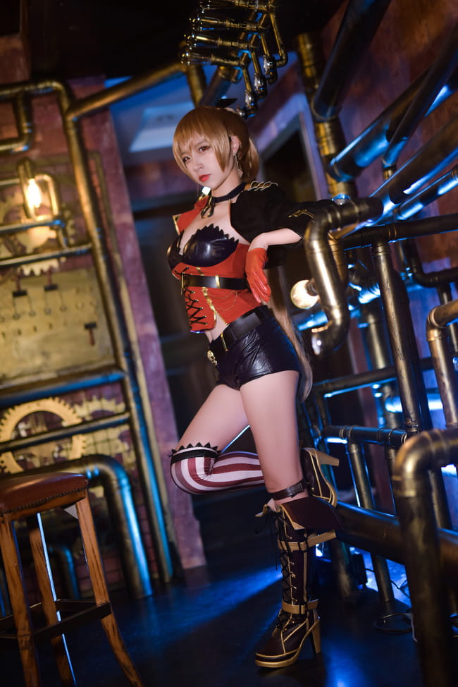 碧蓝航线 御姐 战列舰 朋克 cosplay