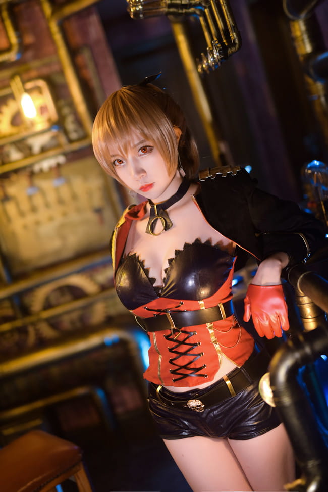 碧蓝航线 御姐 战列舰 朋克 cosplay