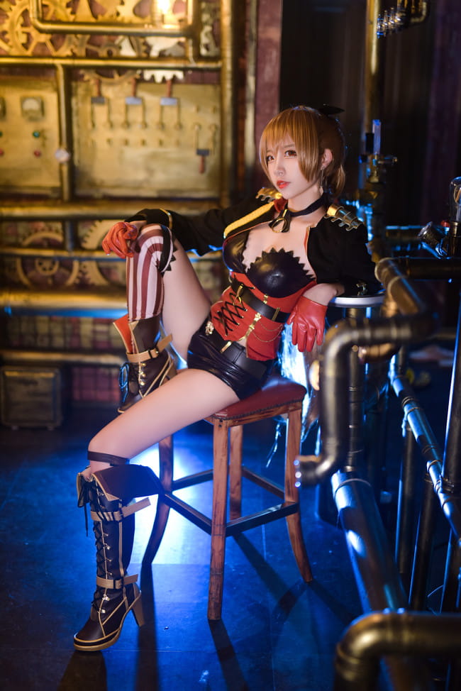 碧蓝航线 御姐 战列舰 朋克 cosplay