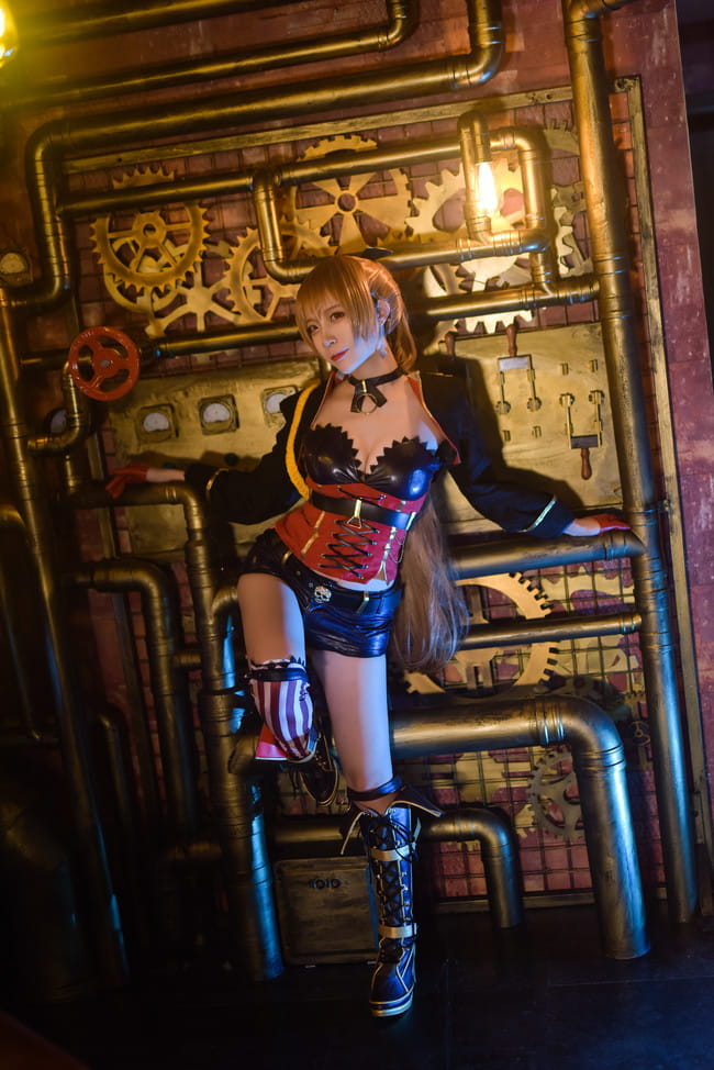 碧蓝航线 御姐 战列舰 朋克 cosplay