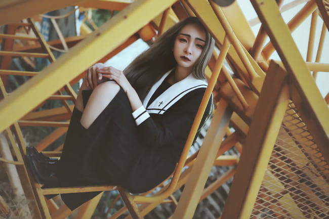 【JK制服】你爱的 究竟是表我 还是里我？