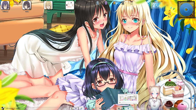 Windows7 萌化电脑主题 游戏三人娘