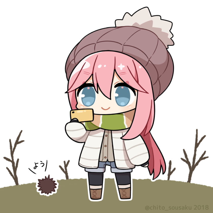 1月轻百合番摇曳露营q版表情(1)