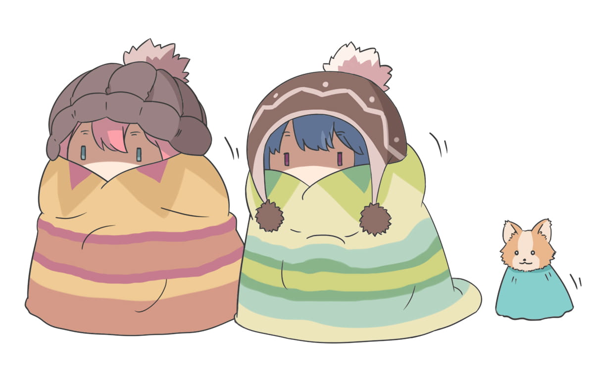 1月轻百合番摇曳露营q版表情(1)