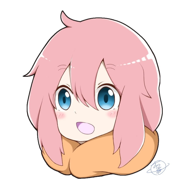 1月轻百合番摇曳露营q版表情(1)