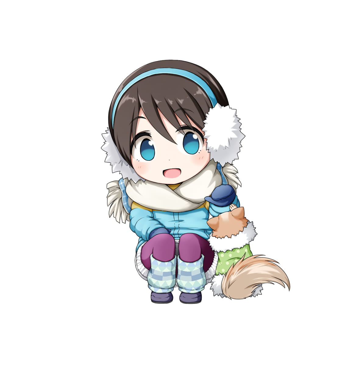 1月轻百合番摇曳露营q版表情(1)