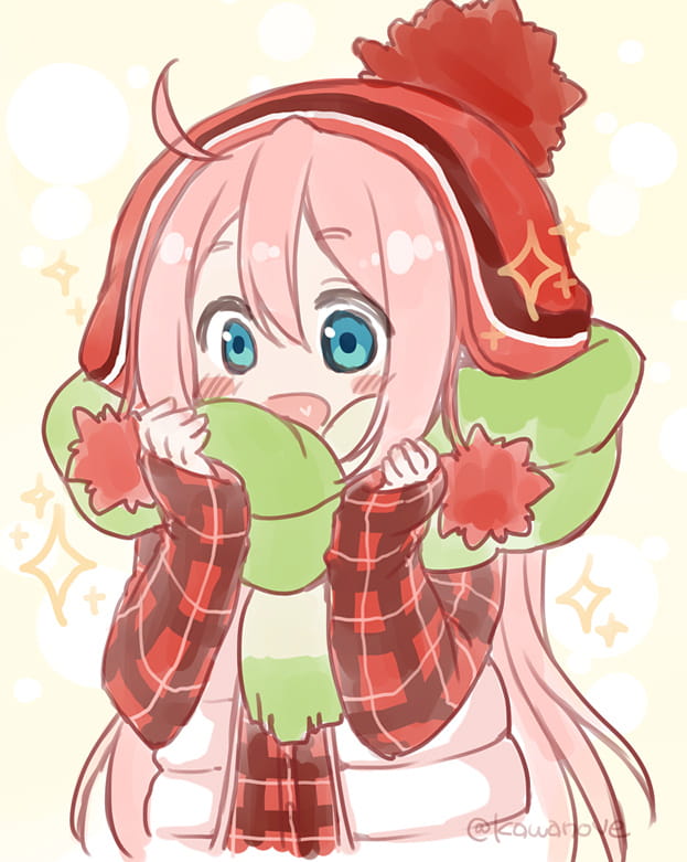 1月轻百合番摇曳露营q版表情(1)