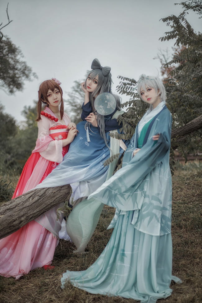 VOCALOID 洛天依 言和 乐正绫 cosplay