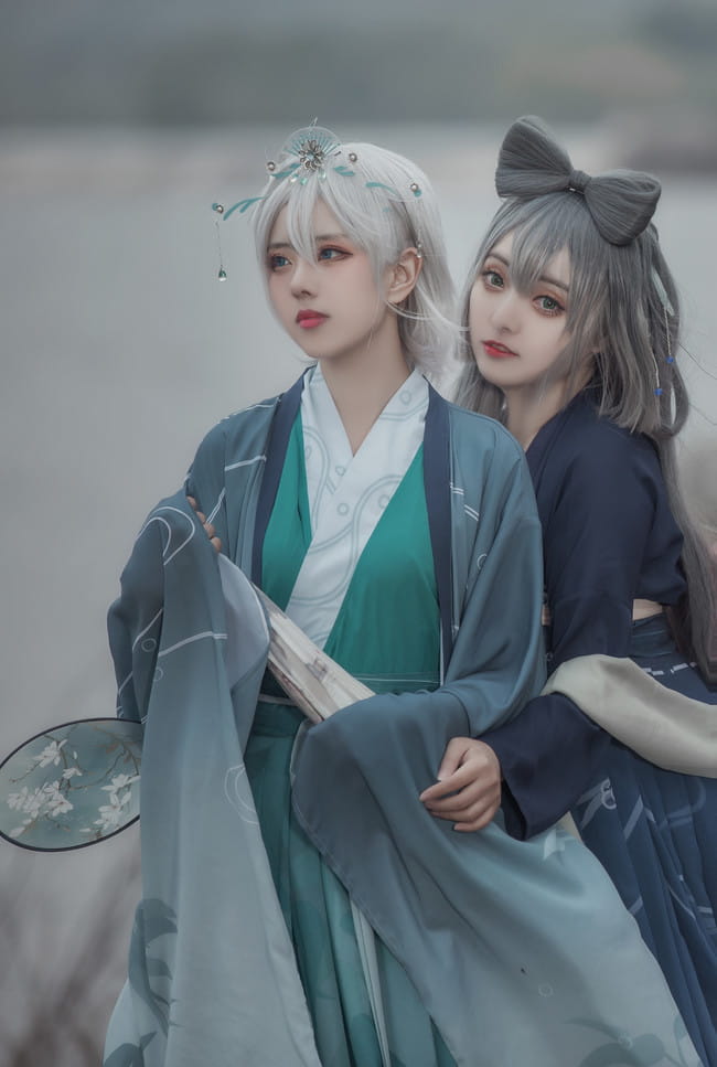 VOCALOID 洛天依 言和 乐正绫 cosplay