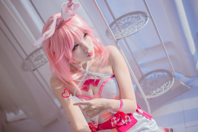 崩坏学园 丝袜 腿玩年 八重樱 cosplay