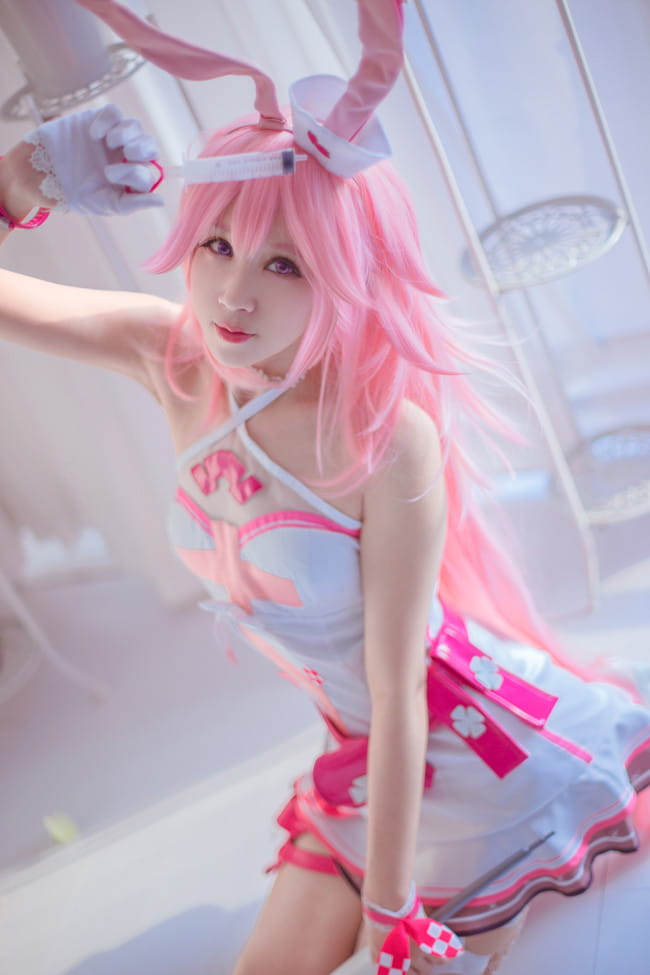 崩坏学园 丝袜 腿玩年 八重樱 cosplay