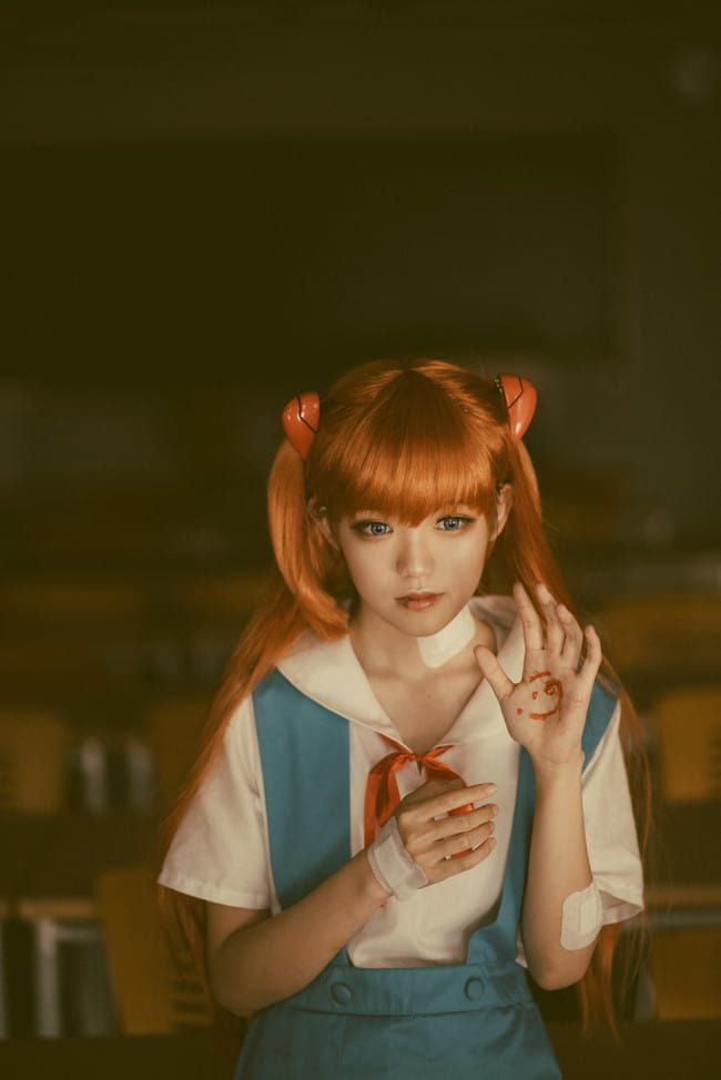 新世纪福音战士 EVA 明日香 JK cosplay