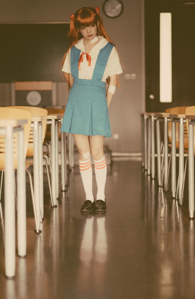 新世纪福音战士 EVA 明日香 JK cosplay