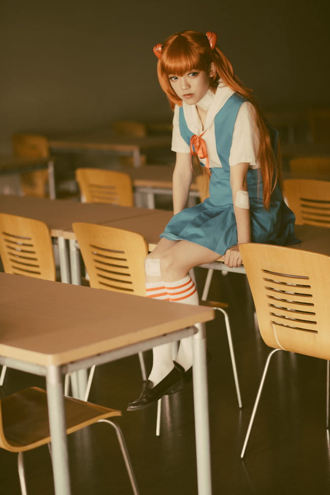 新世纪福音战士 EVA 明日香 JK cosplay