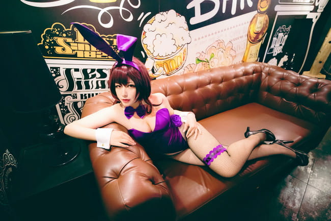 【cos正片】斯卡哈兔女郎cos