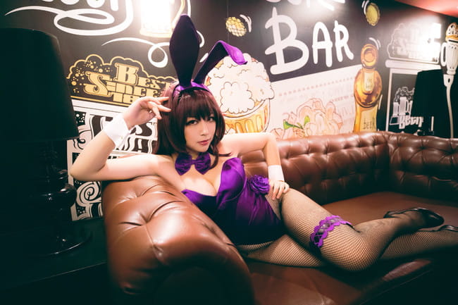 【cos正片】斯卡哈兔女郎cos