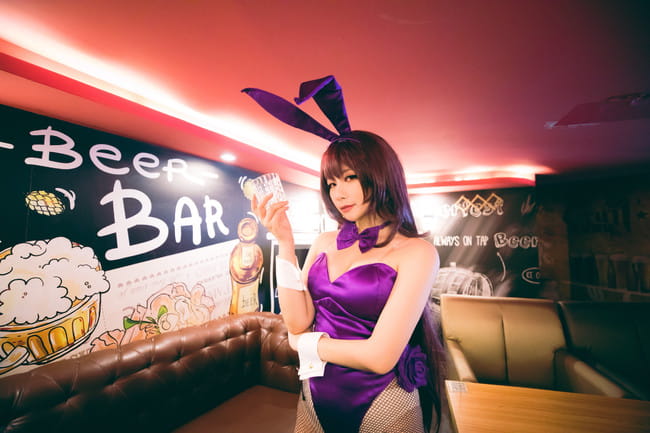 【cos正片】斯卡哈兔女郎cos