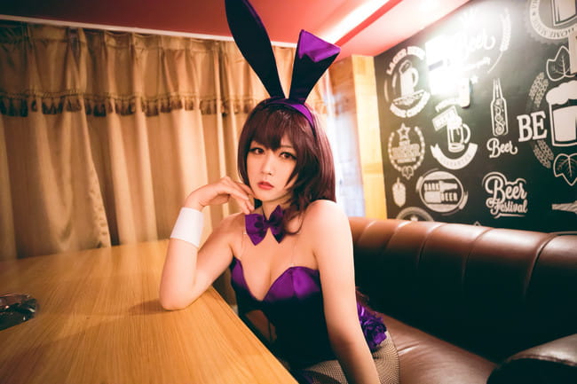 【cos正片】斯卡哈兔女郎cos