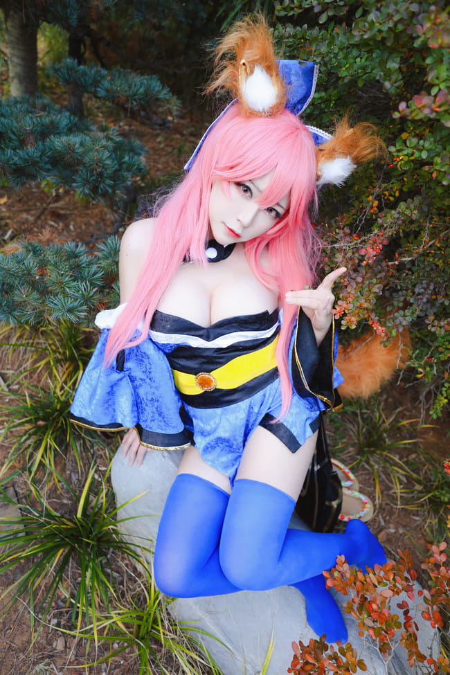 【cos正片】玉藻前腿控福利cos