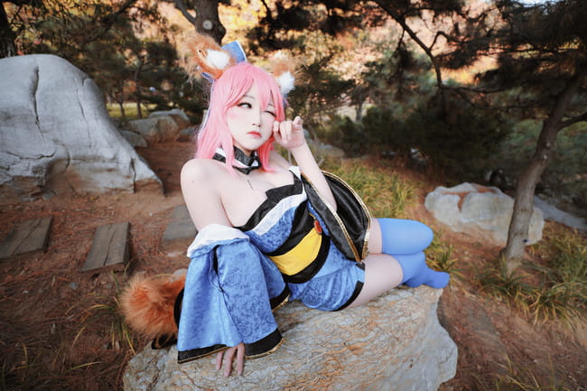 【cos正片】玉藻前腿控福利cos