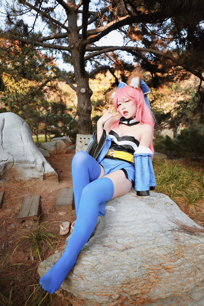 【cos正片】玉藻前腿控福利cos