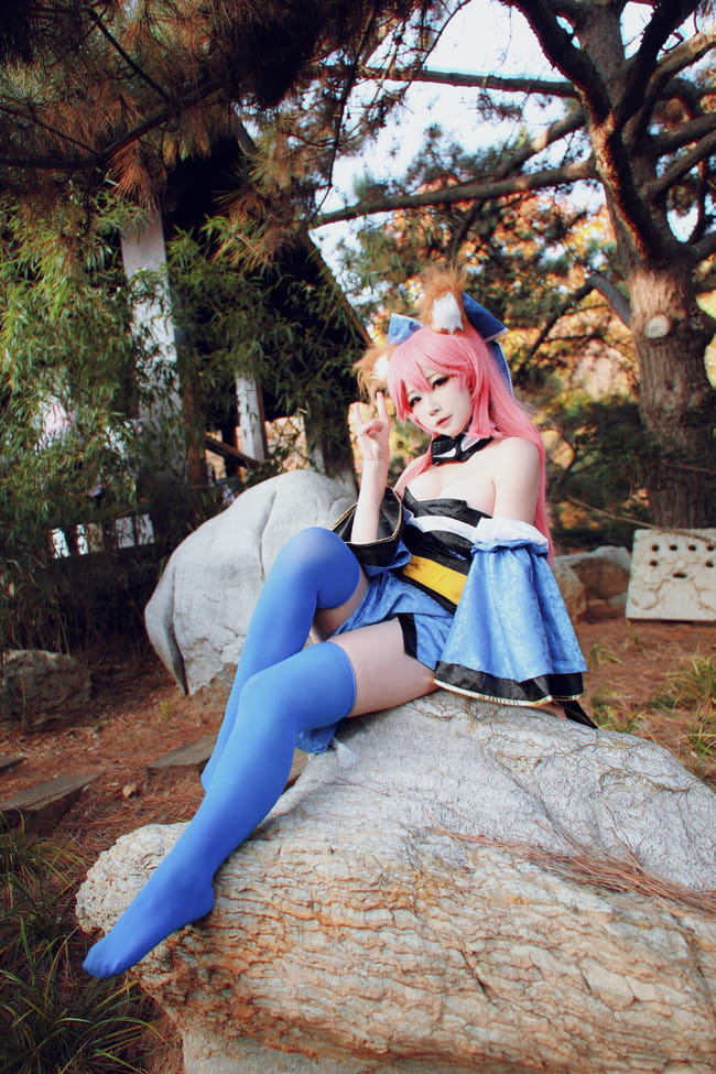 【cos正片】玉藻前腿控福利cos