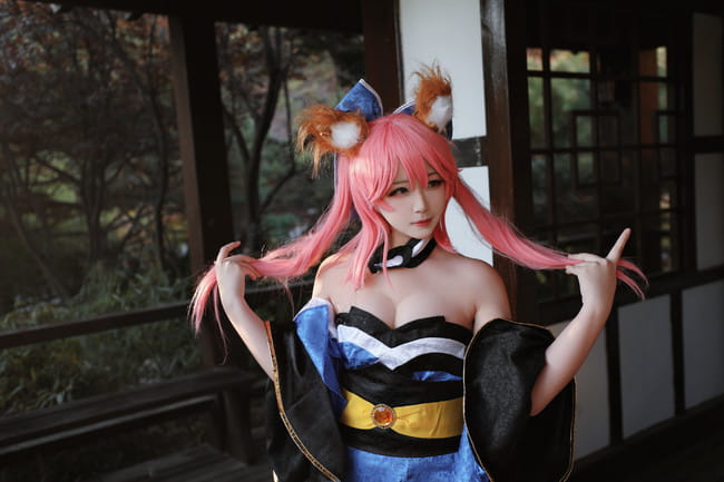 【cos正片】玉藻前腿控福利cos