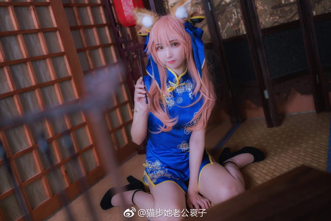 【cos正片】玉藻前同人旗袍