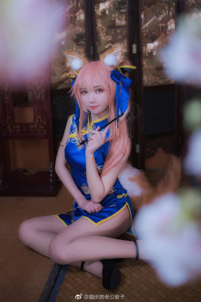 【cos正片】玉藻前同人旗袍