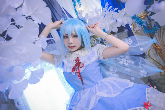 【cos正片】《东方project》琪露诺cos