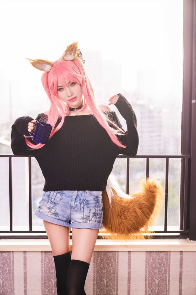 Fate/Grand Orde 玉藻前 尼禄 玛修 御姐 美食 cosplay