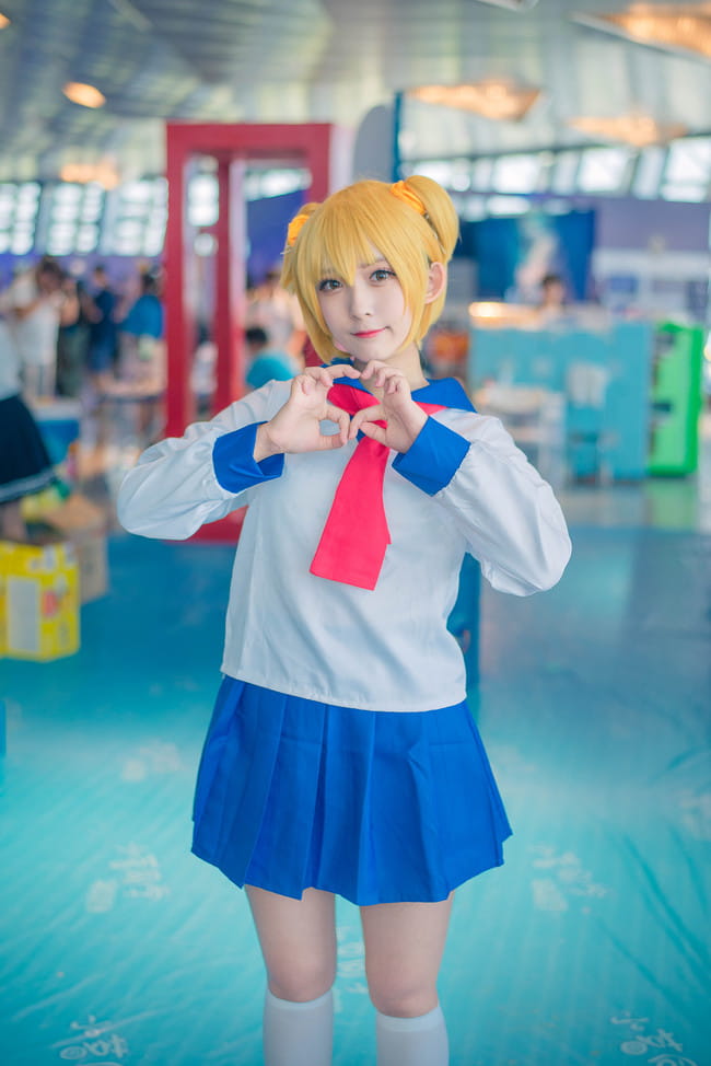 pop子和pipi美的日常 pop 表情包 萝莉 pop子 cosplay