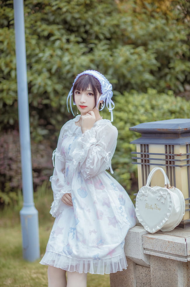 Lolita私影 蕾丝贝壳 OLITA装扮 cosplay