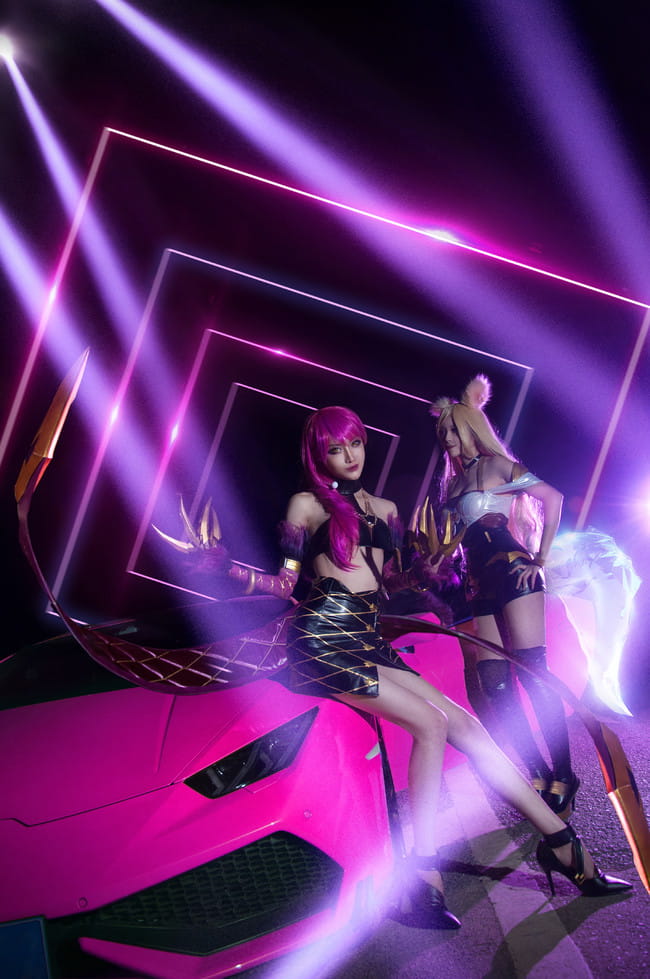 【cos正片】KDA 女团 伊芙琳×阿狸cos