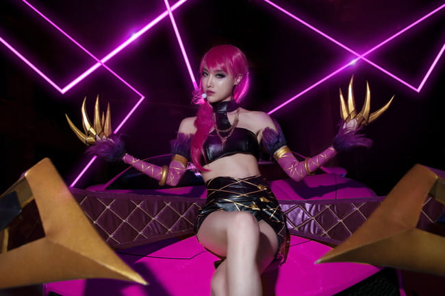 【cos正片】KDA 女团 伊芙琳×阿狸cos