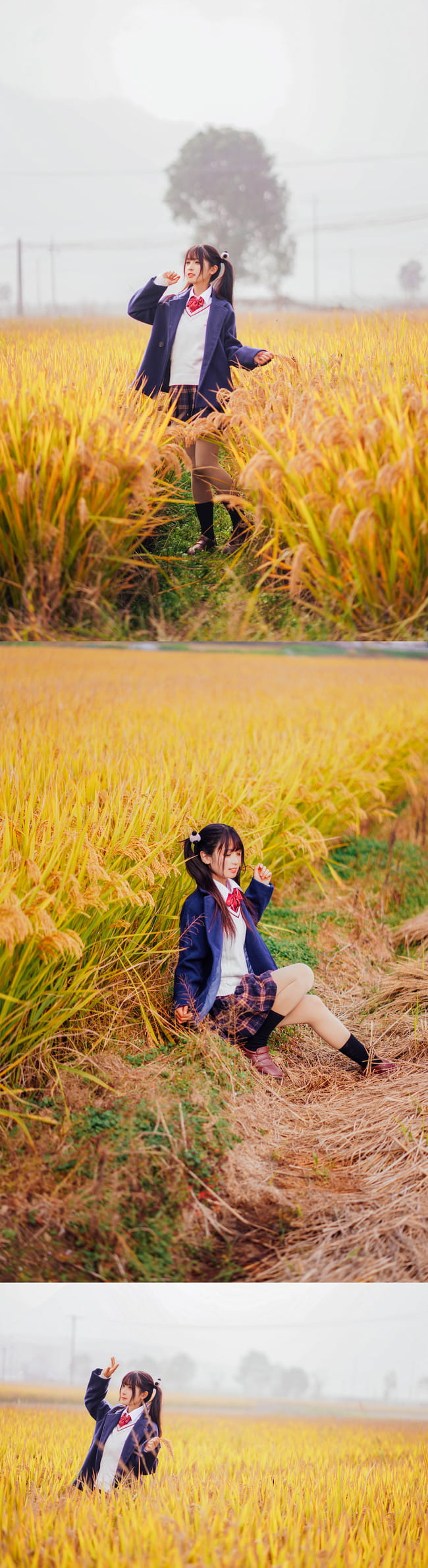 是秋天哦 萝莉 jk 水手服 cosplay