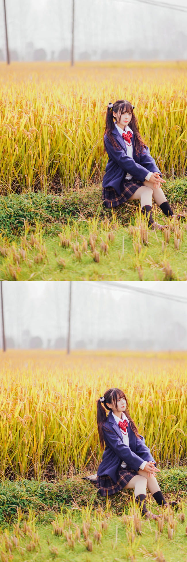是秋天哦 萝莉 jk 水手服 cosplay