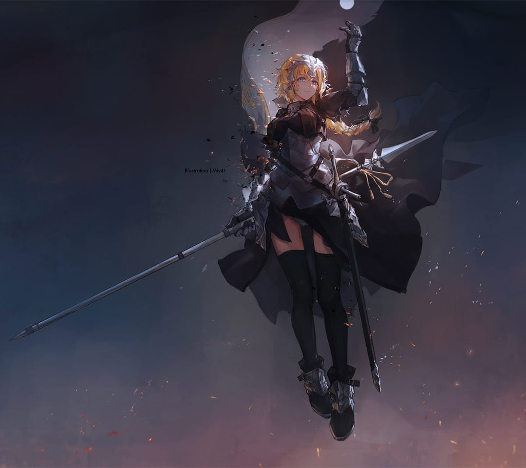 贞德电脑壁纸第一期fgo(1)