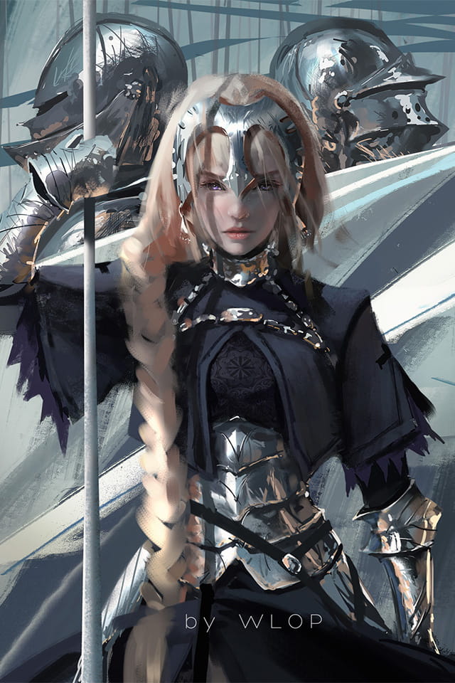 fgo手机壁纸第一期贞德(1)