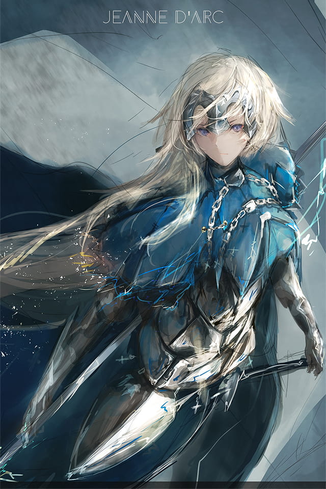 fgo手机壁纸第一期贞德(1)
