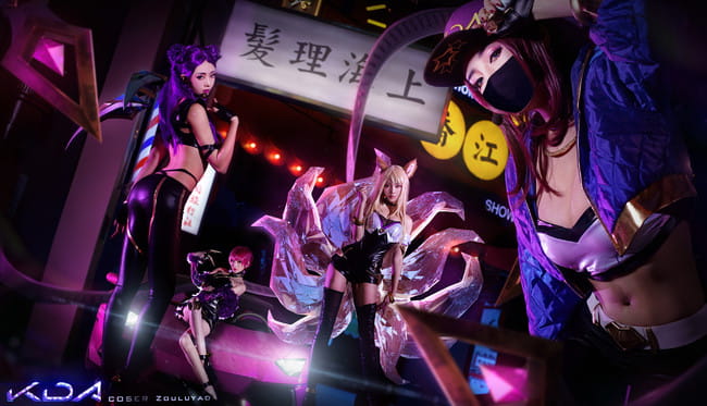 英雄联盟 九尾妖狐阿狸 KDA女团 伊芙琳卡莎 阿卡丽